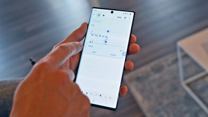 The Note 10 was even able to understand and convert my handwriting, which is terrible.